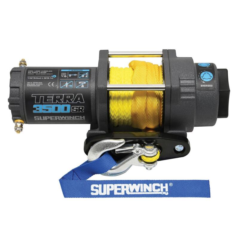 Superwinch 3500 LBS 12V DC 7/32in x 32ft Synthetic Rope - 1135270