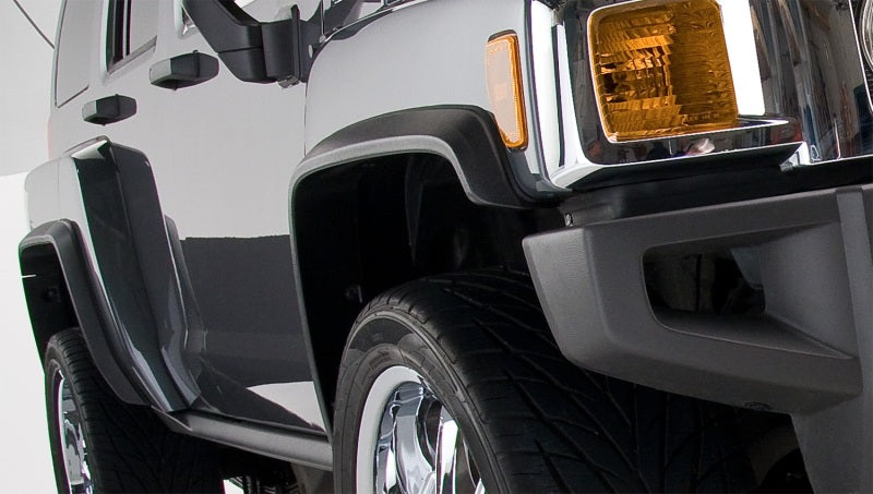 Bushwacker 06-10 Hummer H3 OE Style Flares 4pc - Black - 150900-02