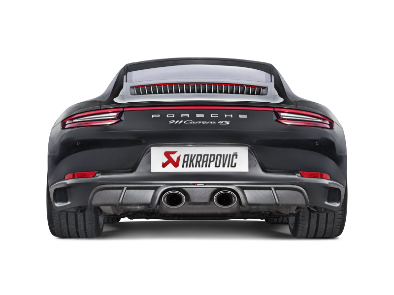 Akrapovic 16-17 Porsche 911 Carrera S/4/4S/GTS (991.2) Slip-On Line (Titanium) - S-PO/TI/5H
