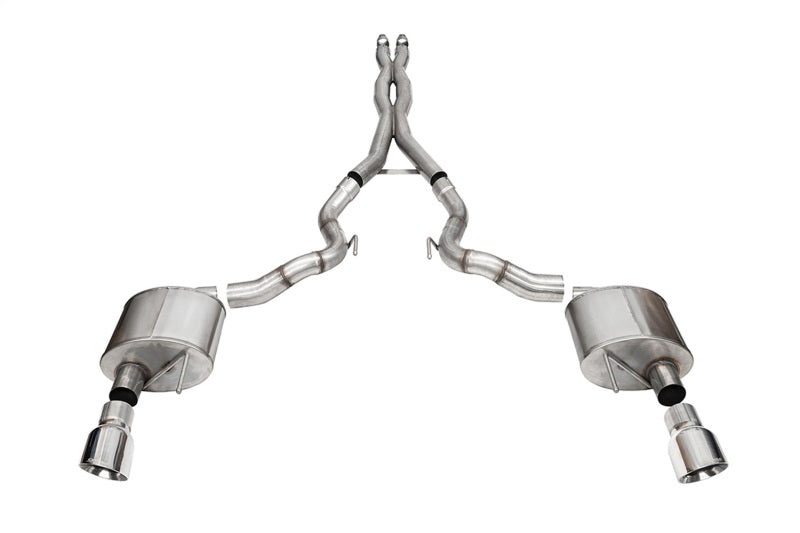 Corsa 24+ Ford Mustang GT Conv. Xtreme CatBack Ex. Sys. - 21270