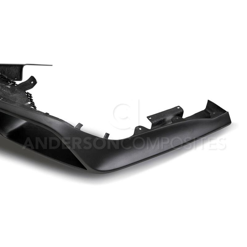 Anderson Composites 15-16 Ford Mustang R-Style Rear Valance (for Quad - AC-RL15FDMU-GR-GF