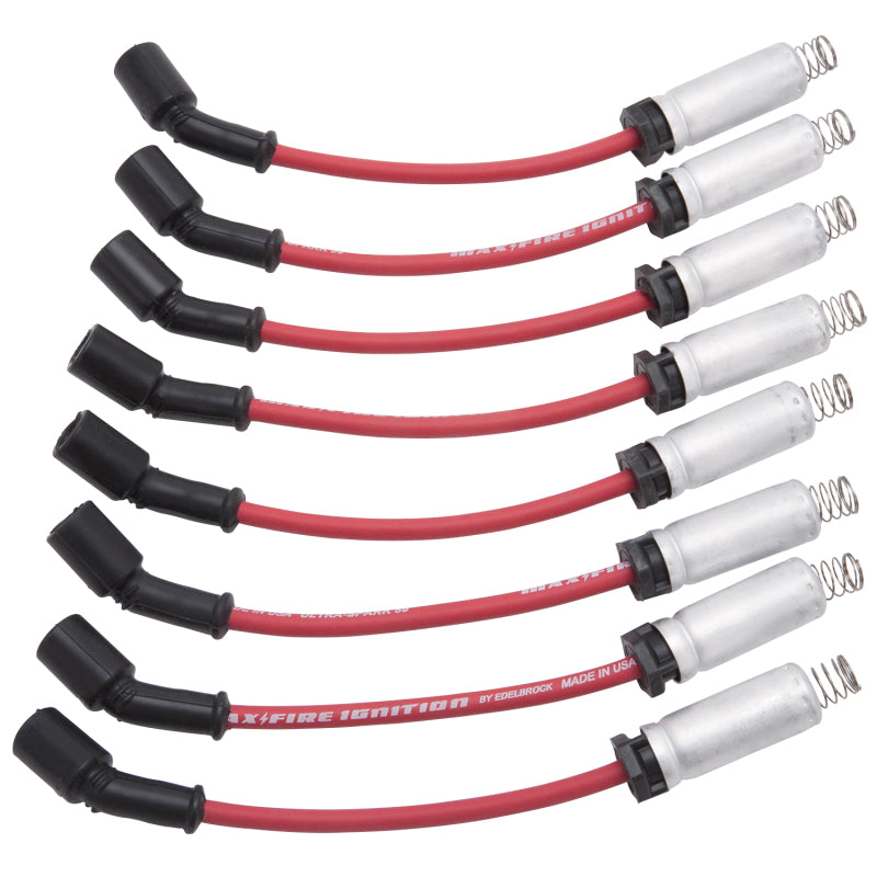 Edelbrock Spark Plug Wire Set LS Truck w/ Metal Sleeves - 22716