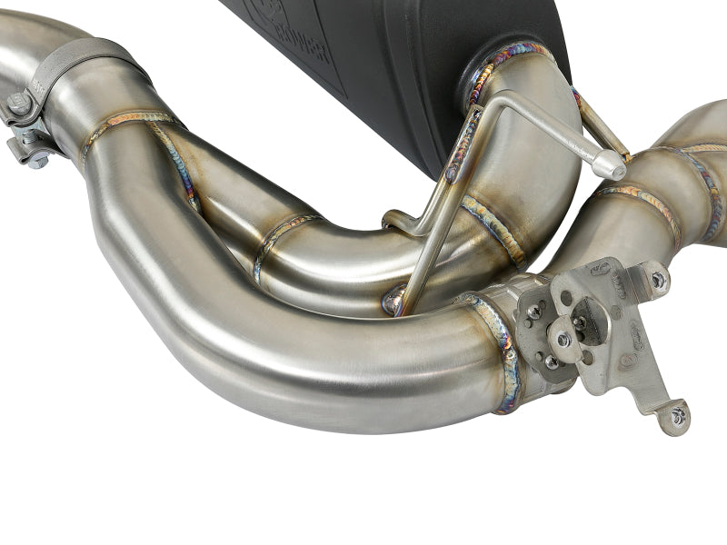 aFe MACH Force-Xp 2-1/2in SS Axle Back Exhaust w/Polished Tips - 49-36338-P