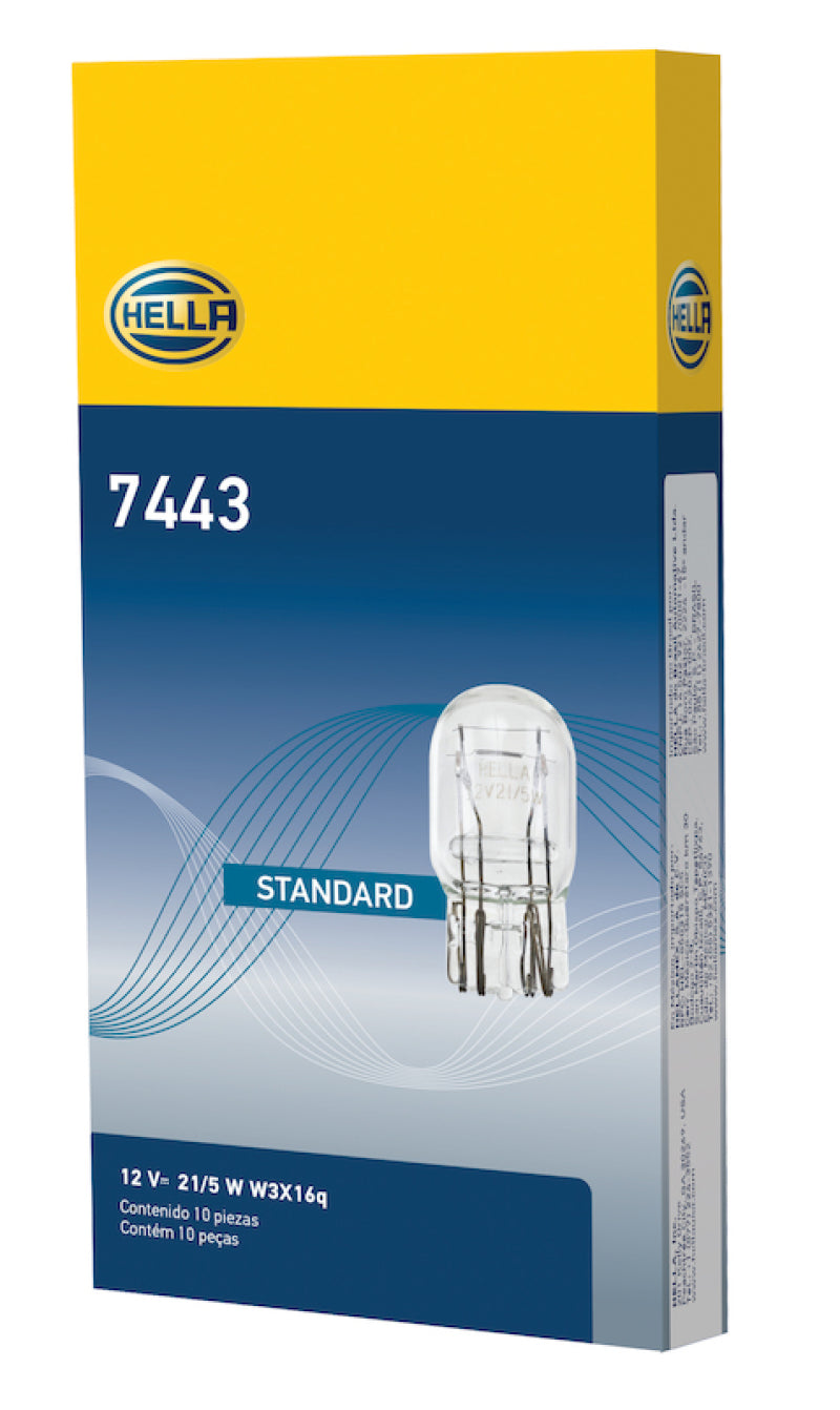 Hella Bulb 7443 12V 21/5W W3X16q T6.5 - 7443