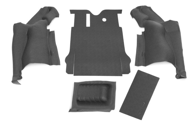 BedRug 07-10 Jeep JK 2Dr Rear 5pc BedTred Cargo Kit - BTJK07R2