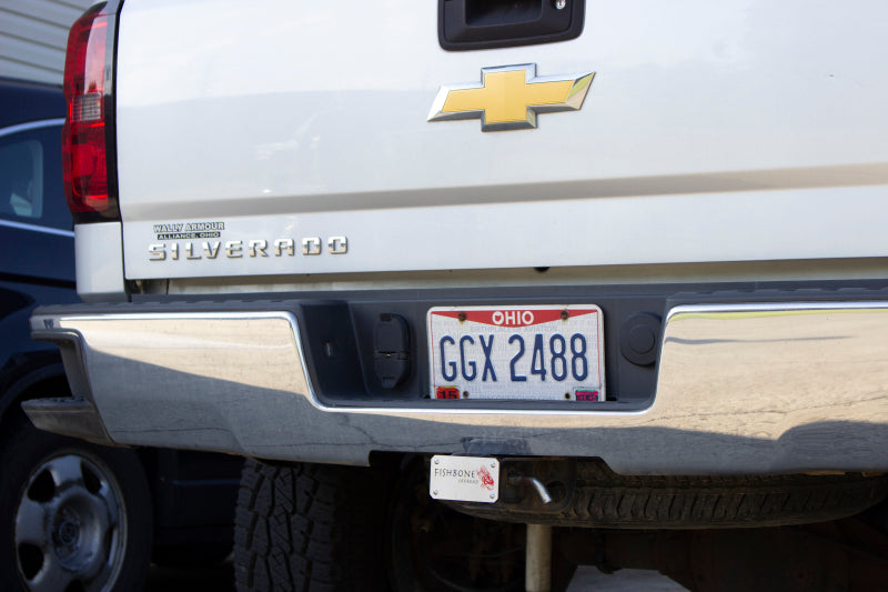 Fishbone Offroad Hitch Cover - 2In Hitch - Black Powdercoated - FB32096