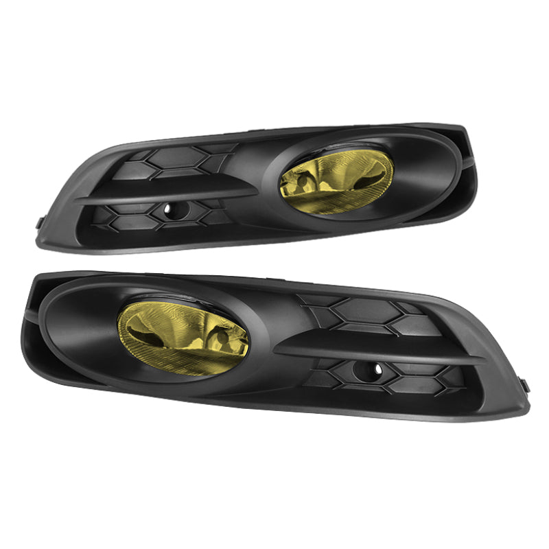 Spyder Honda Civic 2012-2013 2Dr/Coupe OEM Fog Light W/Switch Yellow - 5070449