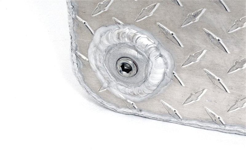 Deezee Universal Tanks - Auxiliary Long Rectangle Brite-Tread Aluminum - DZ91752X