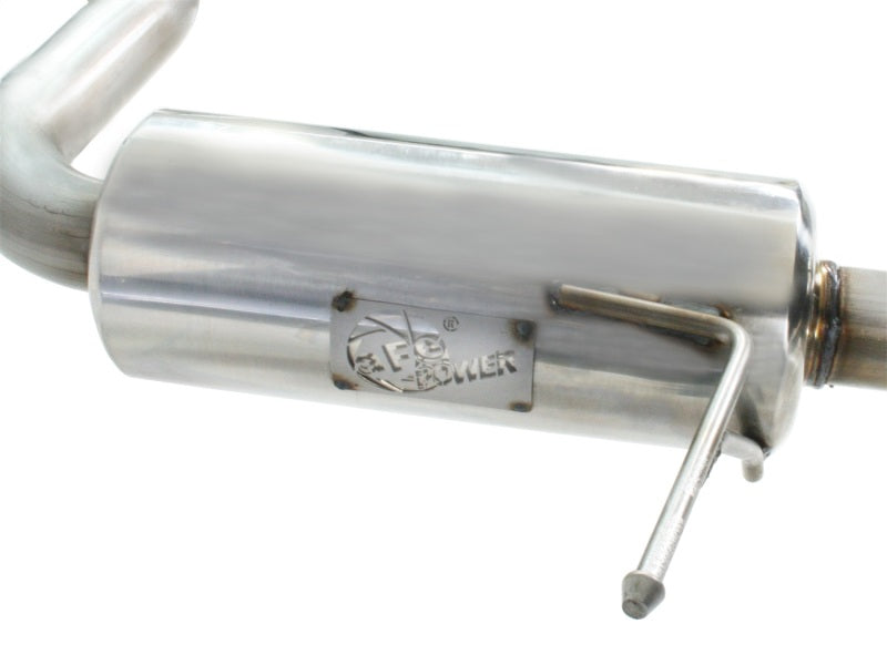aFe MACHForce XP Exhaust 304SS Cat-Back w/ Polished Tips 12-13 - 49-36407