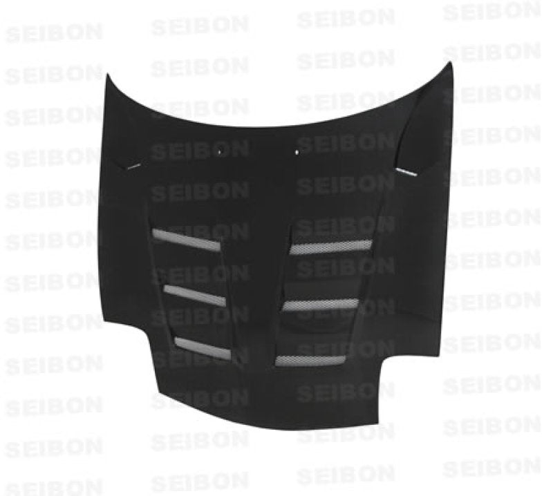 Seibon 93-02 Mazda RX7 FD3S TS Style Carbon Fiber Hood - HD9396MZRX7-TS