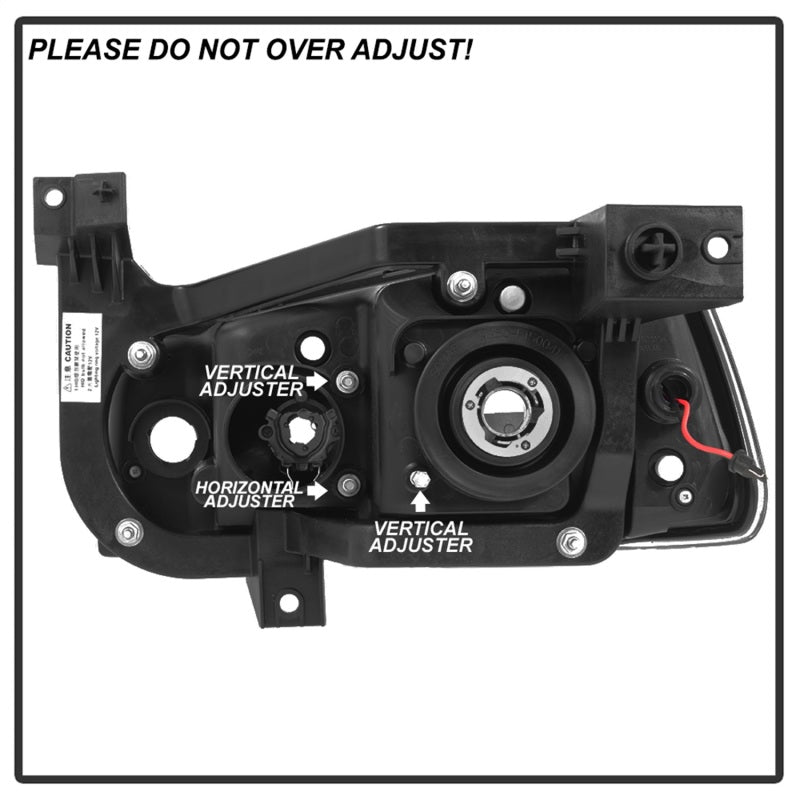 Spyder Dodge Charger 06-10 Projector Headlights - LED Light Bar - 5085245