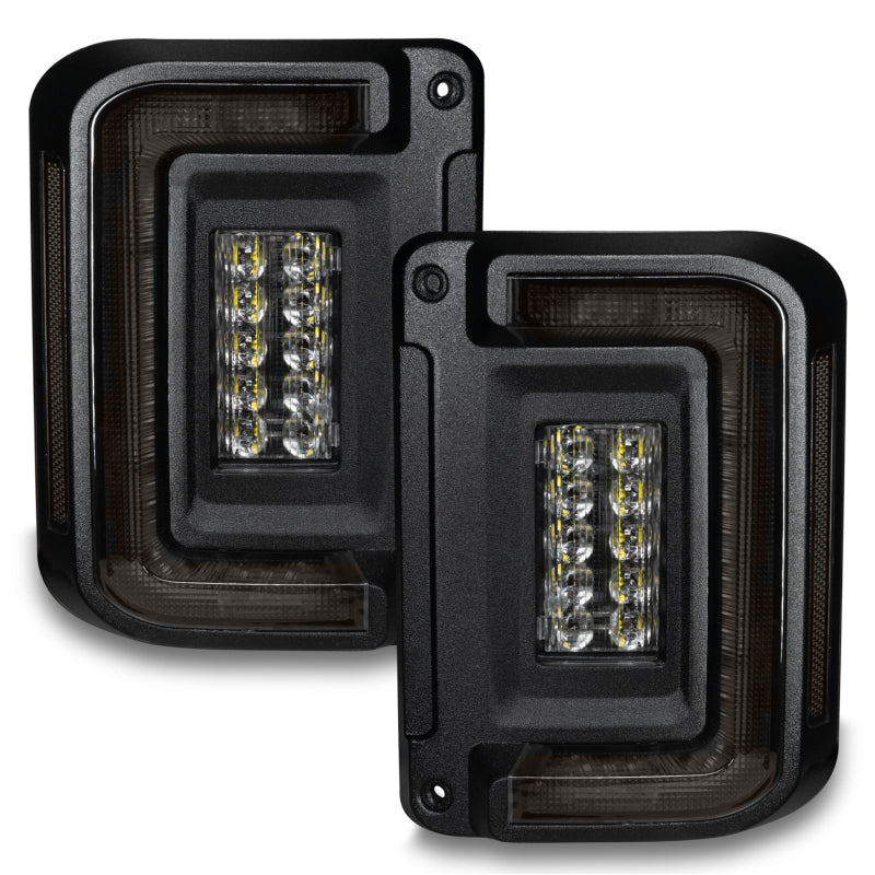 Oracle 07-17 Jeep Wrangler JK Flush Mount LED Tail Lights - 5891-504-T