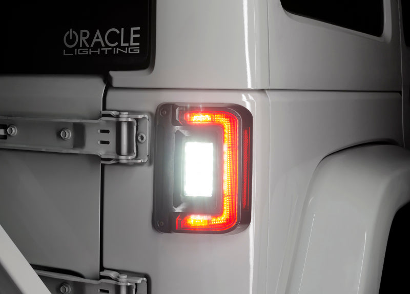 Oracle 07-17 Jeep Wrangler JK Flush Mount LED Tail Lights - 5891-504-T
