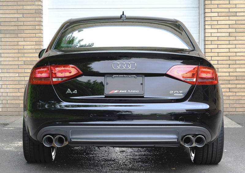 AWE Tuning Audi B8 A4 Touring Edition Exhaust - Quad - 3015-42018