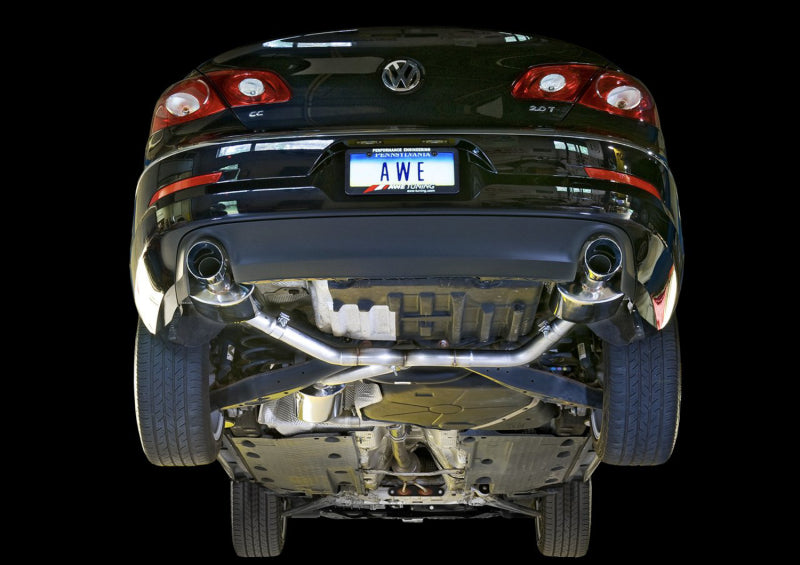 AWE Tuning VW CC Touring Edition Exhaust Dual Outlet - - 3010-33022