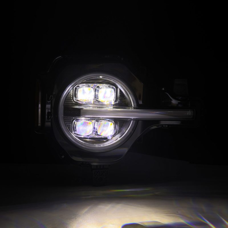 AlphaRex 21-23 Ford Bronco NOVA LED Projector Headlights Black - 880260