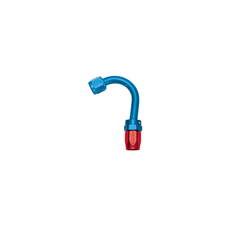 Russell Performance -6 AN Red/Blue 150 Degree Full Flow Swivel - 613350
