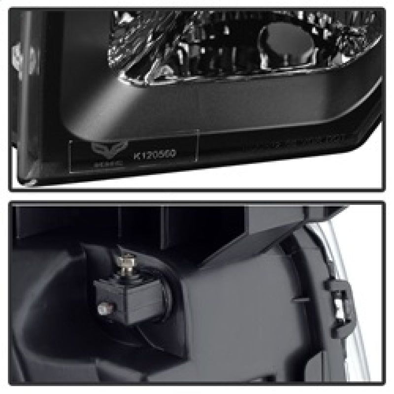 Xtune Ford F150 09-14 Projector Headlights Halogen Model Only LED - 9032226