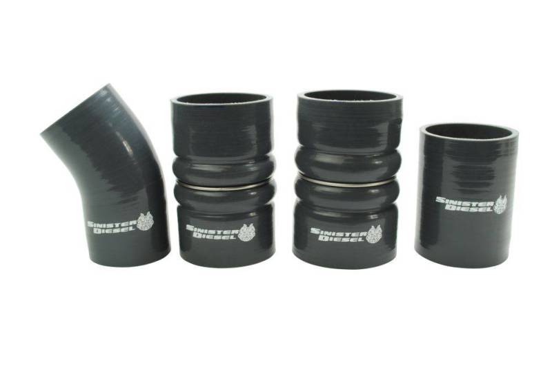 Sinister Diesel 03-07 Ford 6.0L Powerstroke Intercooler Charge Pipe Kit - SD-INTRPIPE-6.0-KIT