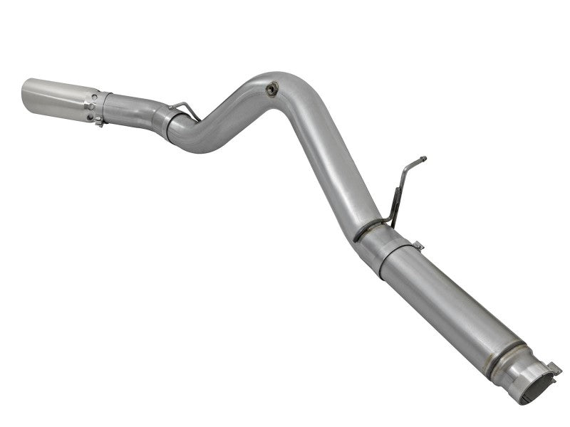 aFe LARGE Bore HD 5in Exhausts DPF-Back SS w/ Pol - 49-44081-P