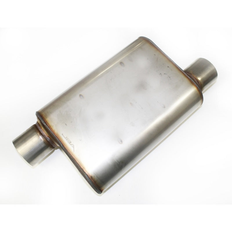 JBA Universal Chambered Style 304SS Muffler 13x9.75x4in 3in Inlet Diameter - 40-301300
