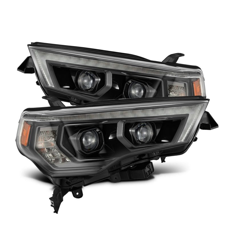 AlphaRex 14-20 Toyota 4Runner PRO-Series LED Proj Headlights Alpha-Black w/Sequential - 880850