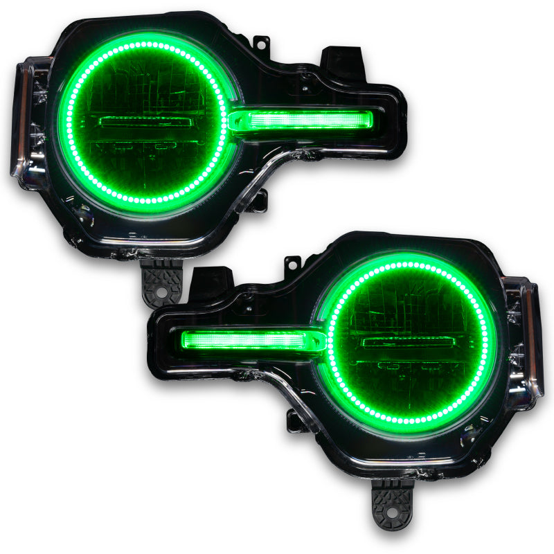Oracle 21-22 Ford Bronco Headlight Halo Kit w/DRL Bar - - 1471-333