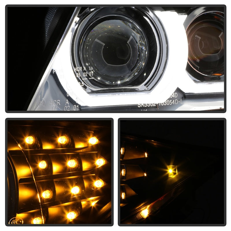 Spyder 09-12 BMW E90 3-Series 4DR Projector Headlights Halogen - - 5086488