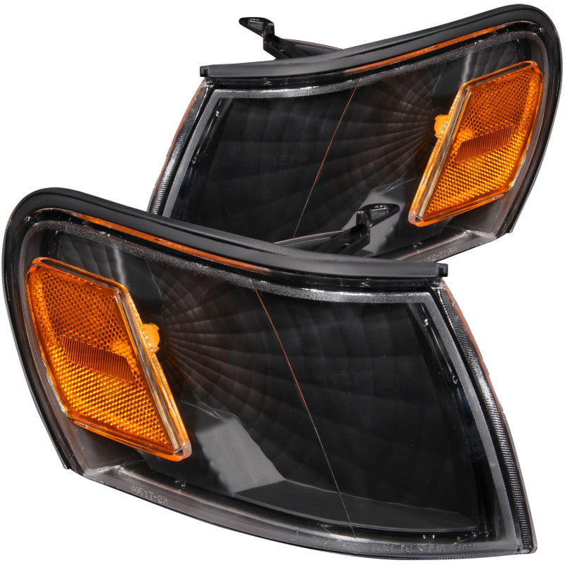 ANZO Corner Lights 1993-1997 Toyota Corolla Euro Corner Lights Black - 521036