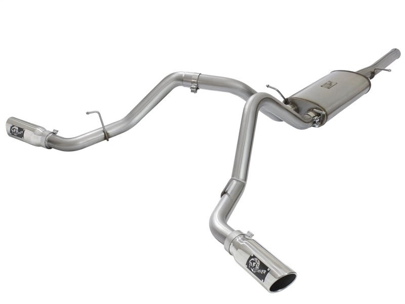 aFe MACH Force-Xp 3in CB SS Dual Exhaust w/Polished Tips - 49-44071-P