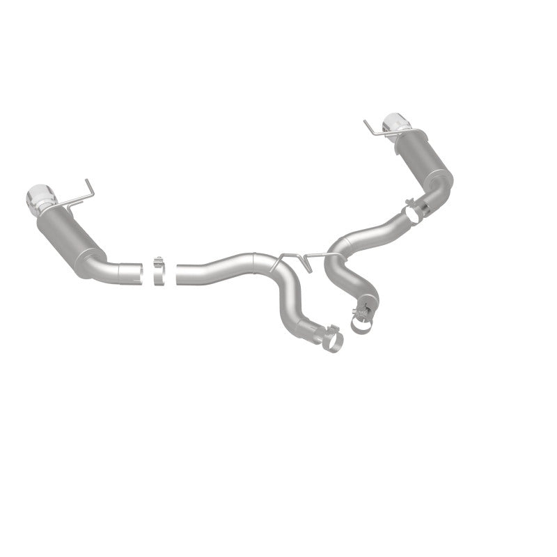 MagnaFlow Axle Back, SS, 3in, Competition, Dual Split Polished 4.5in - 19103