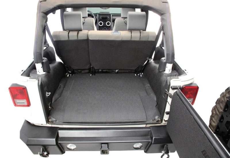 BedRug 07-10 Jeep JK 2Dr Rear 5pc BedTred Cargo Kit - BTJK07R2