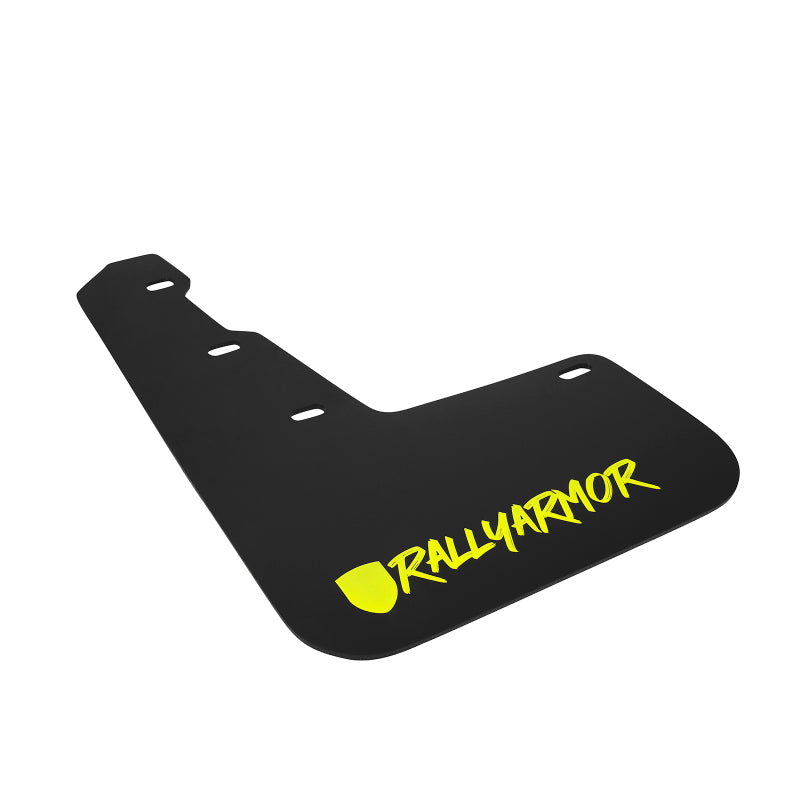 Rally Armor 15-21 Subaru WRX/STI Black Mud Flap Green Altered - MF32-UR-BLK/CGN-X