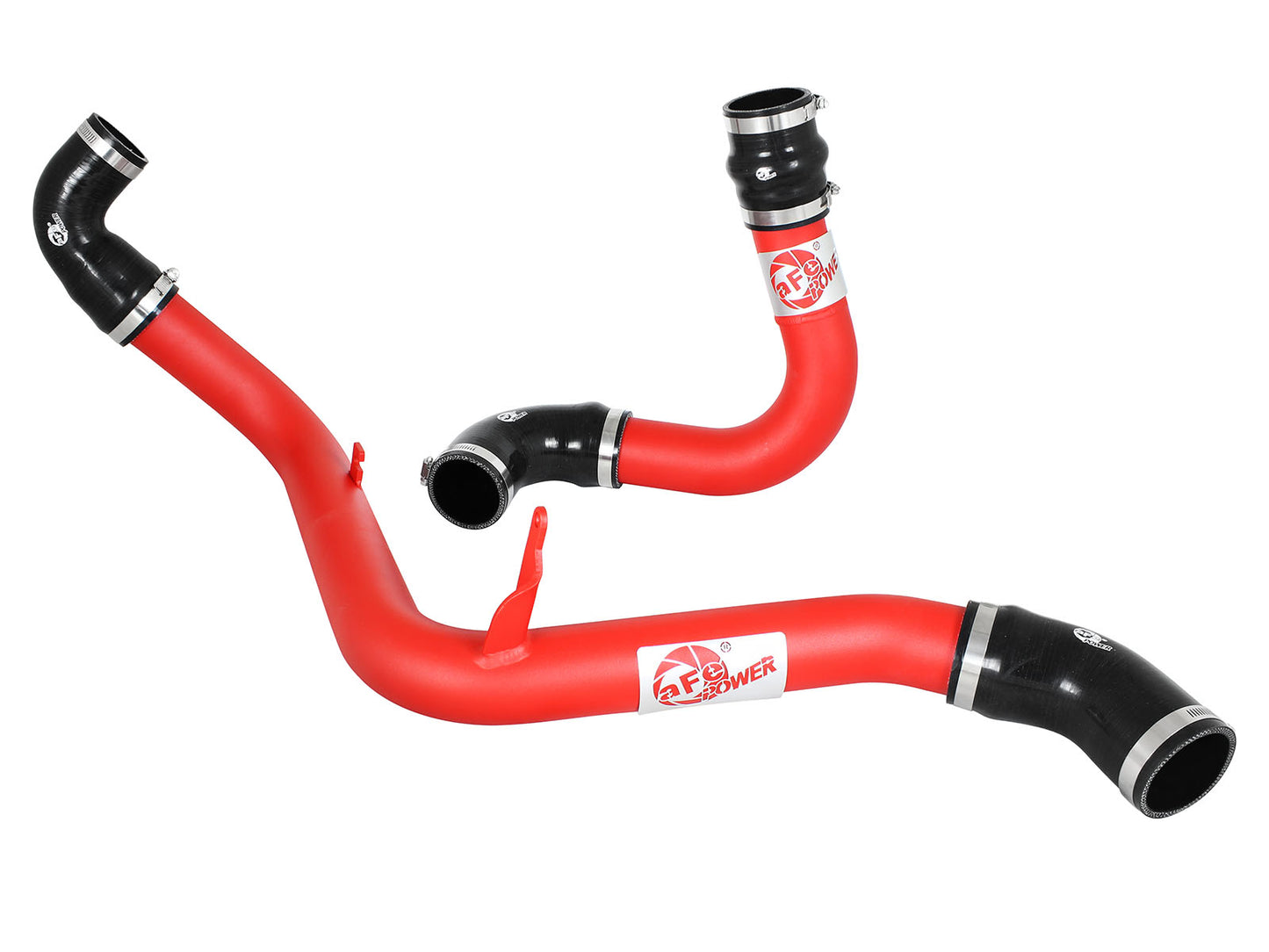 aFe BladeRunner 2.5in Red Intercooler Tubes Hot and Cold Side - 46-20184-R