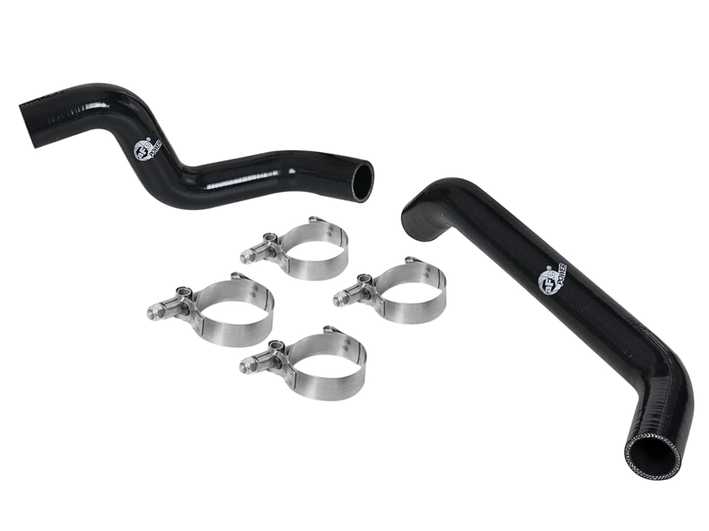 aFe BladeRunner Radiator Hose Kit w/ Black Hoses 07-11 Jeep - 46-50004-B