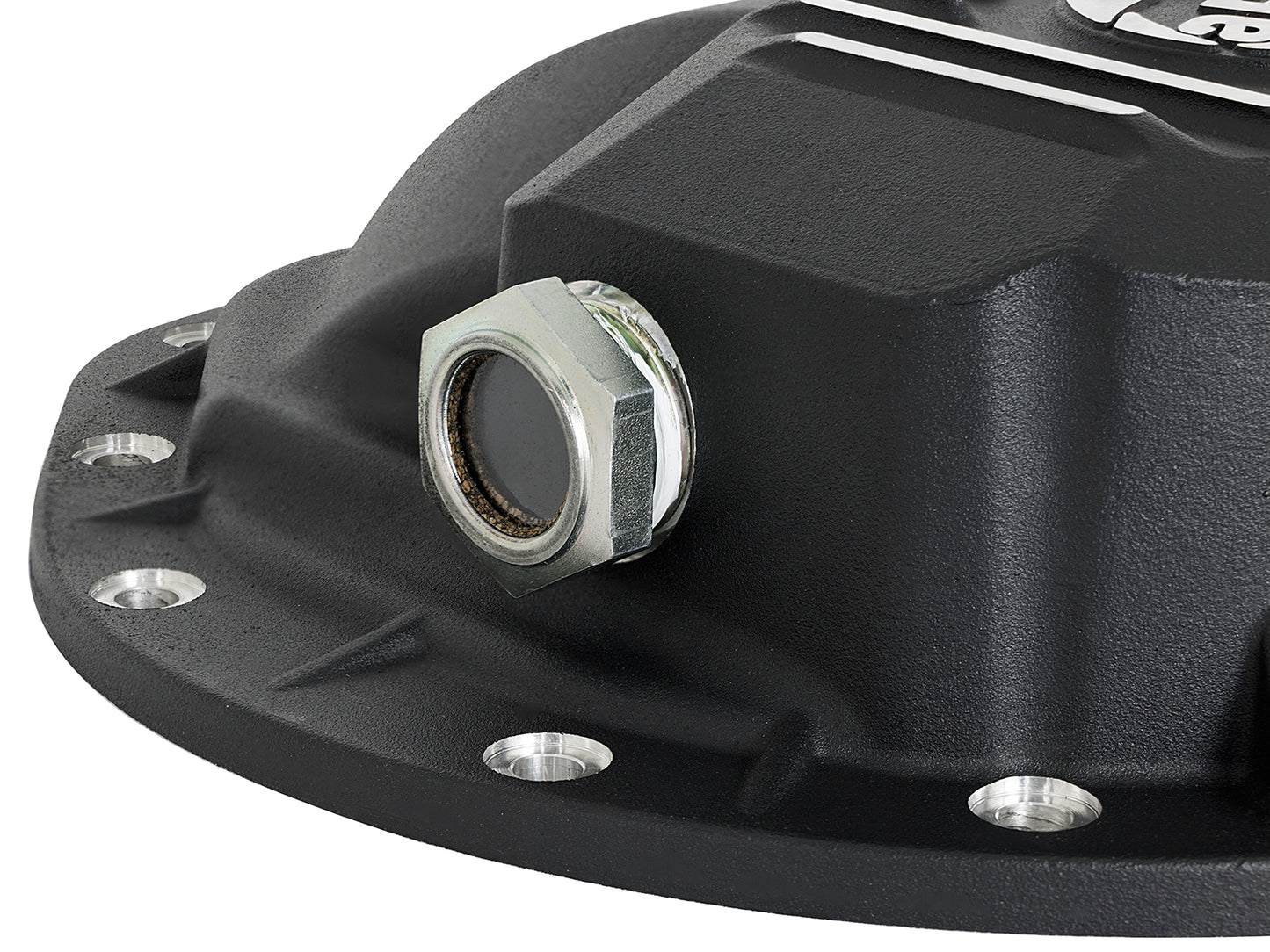 aFe Power Cover Diff Front Machined w/ 75W-90 Gear Oil - 46-70042-WL