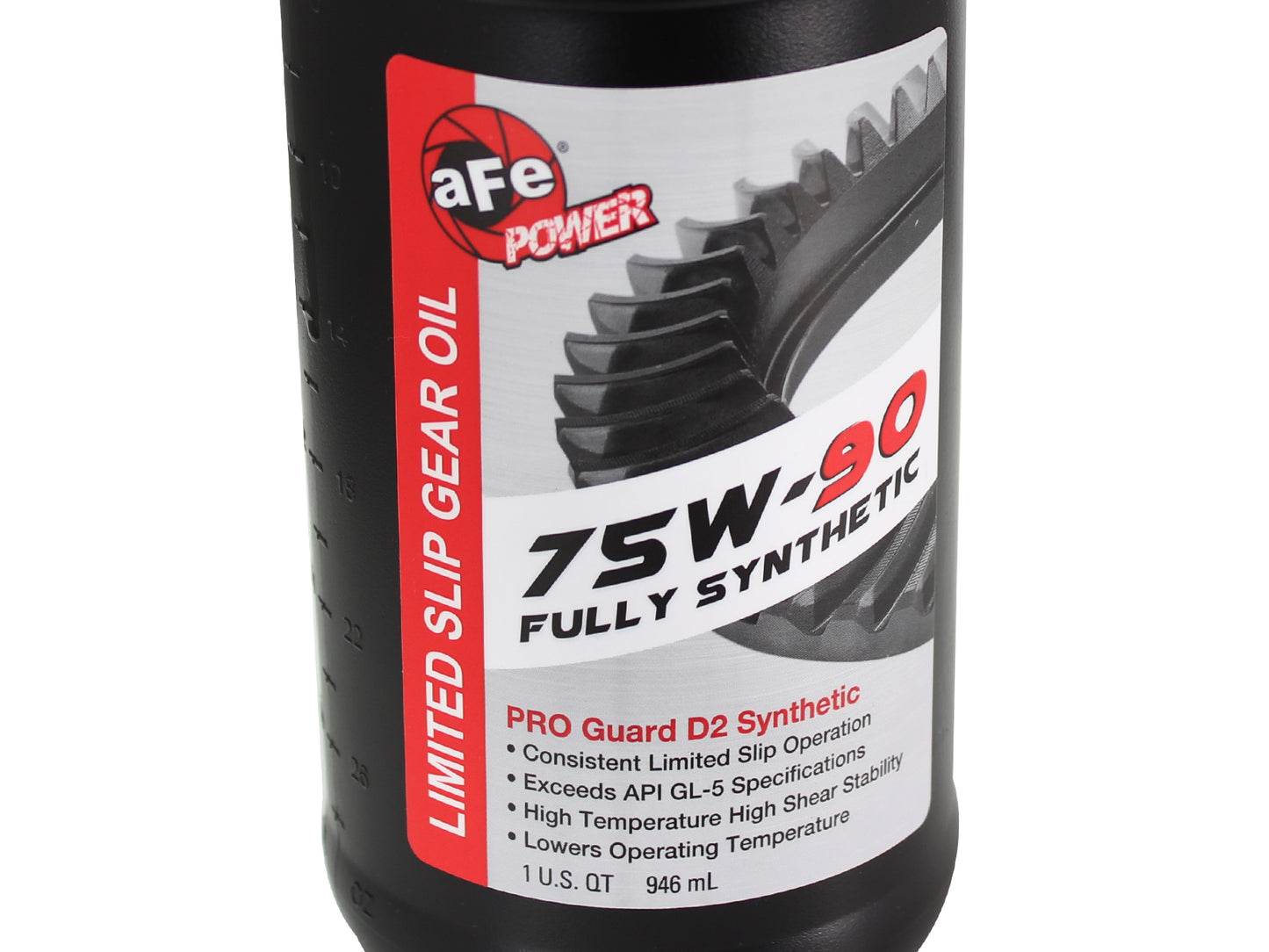 aFe Power Cover Diff Front Machined w/ 75W-90 Gear Oil - 46-70042-WL
