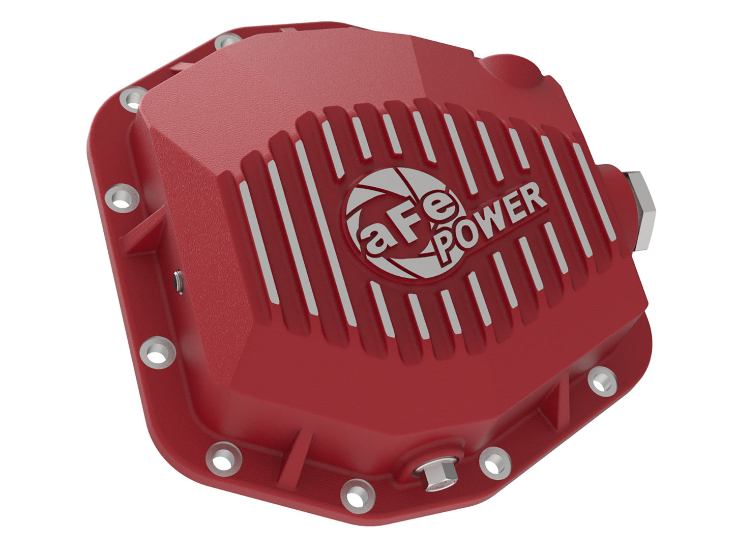aFe Pro Series Rear Differential Cover Red 2018+ Jeep Wrangler - 46-71000R