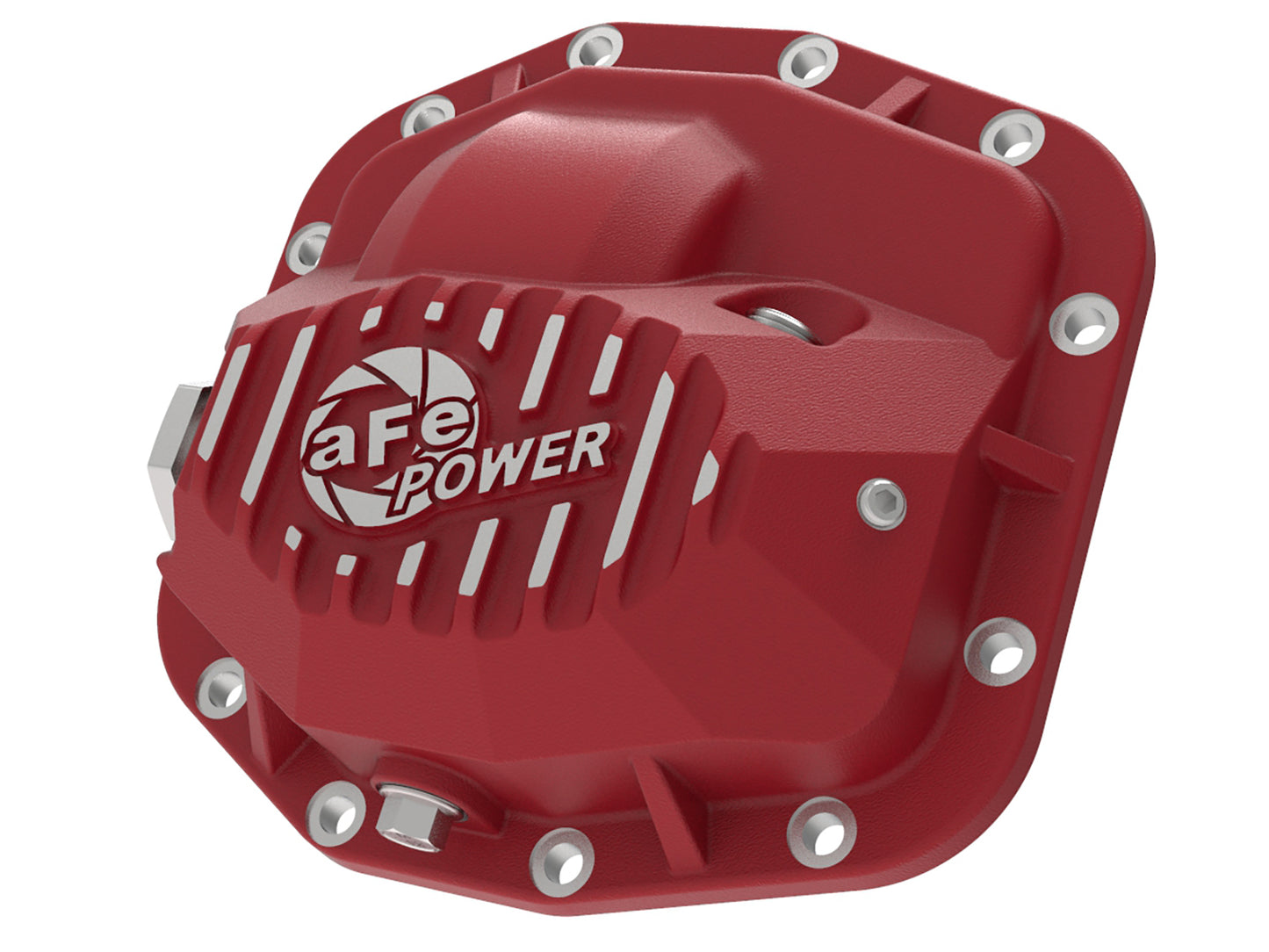 aFe Pro Series Front Differential Cover Red 2018+ Jeep Wrangler - 46-71010R