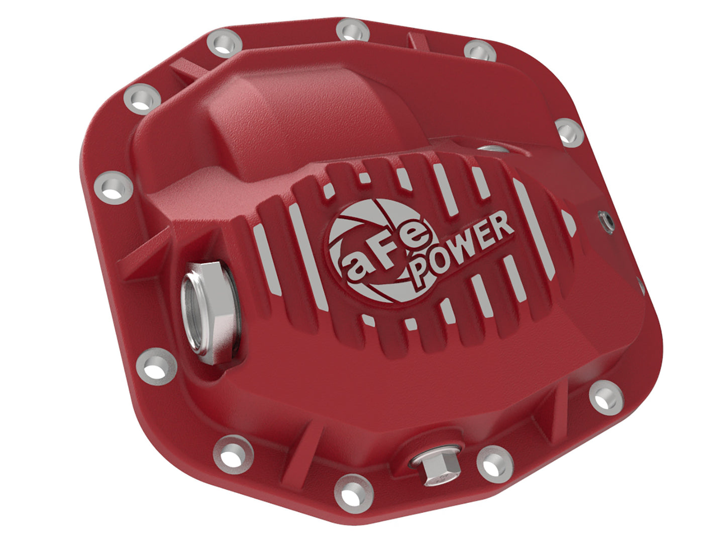 aFe Pro Series Front Differential Cover Red 2018+ Jeep Wrangler - 46-71010R