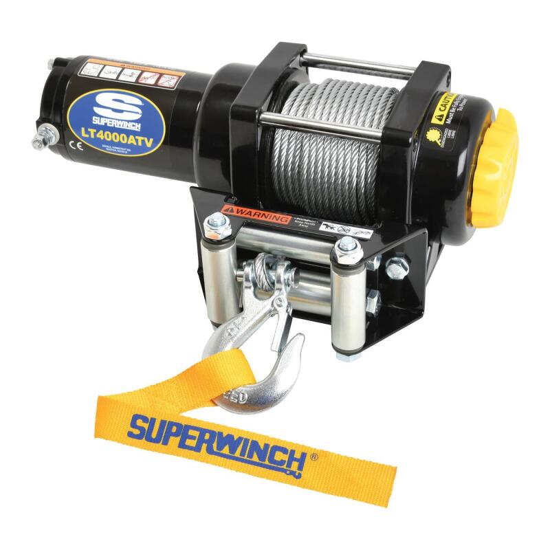 Superwinch 4000 LBS 12V DC 3/16in x 50ft Steel Rope - 1140220