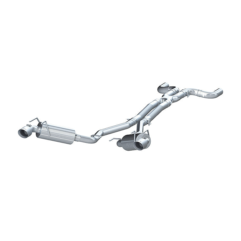 MBRP 2010 Chev Camaro V6 3.6L Dual Cat Back Round - S7020409