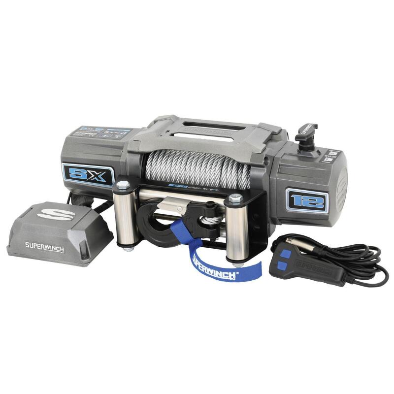 Superwinch 12000 LBS 12V DC 3/8in x 85ft Wire Rope - 1712200