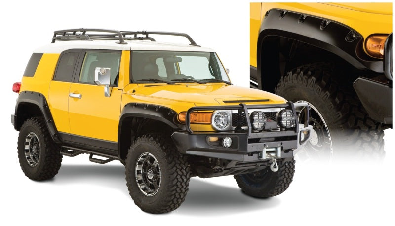 Bushwacker 07-14 Toyota FJ Cruiser Pocket Style Flares 4pc - - 31922-02