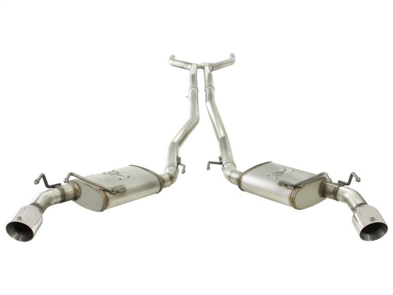 aFe MACHForce XP Exhaust 2.5in Stainless Steel CB/10-13 Chevy Camaro - 49-44042-P