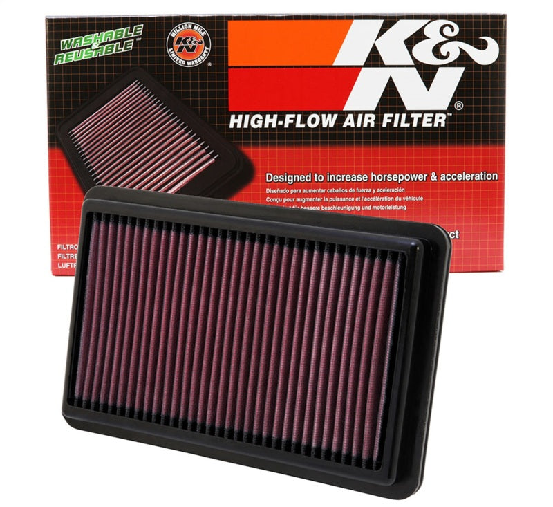 K&N Replacement Air Filter 10.188in O/S Length x 6.375in O/S - 33-2473