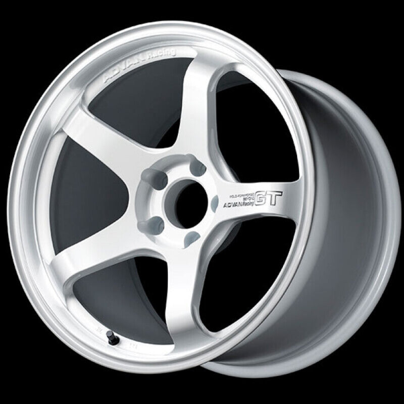 Advan GT Beyond 18x9.5 +45 5-100 Racing White Wheel - YAQB8J45DW