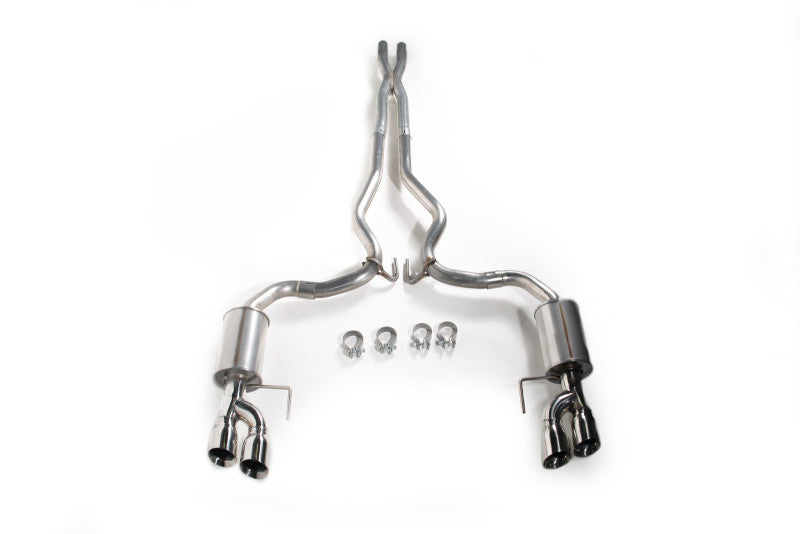 Roush 2018-2024 Ford Mustang 5.0L V8 Cat-Back Exhaust Kit (Fastback - 422093