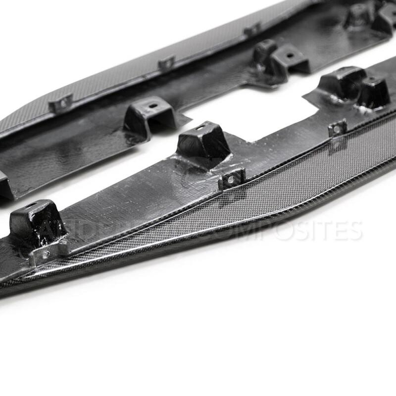Anderson Composites 2020 Ford Mustang/Shelby GT500 Carbon Fiber Side Splitters - AC-SX20FDMU500