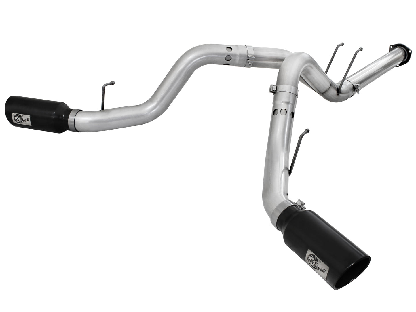 aFe Atlas Exhaust 4in DPF-Back Al Steel 11-14 Ford Diesel - 49-03065-B